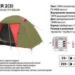 Палатка Tramp Lite Wonder 3 в Москве