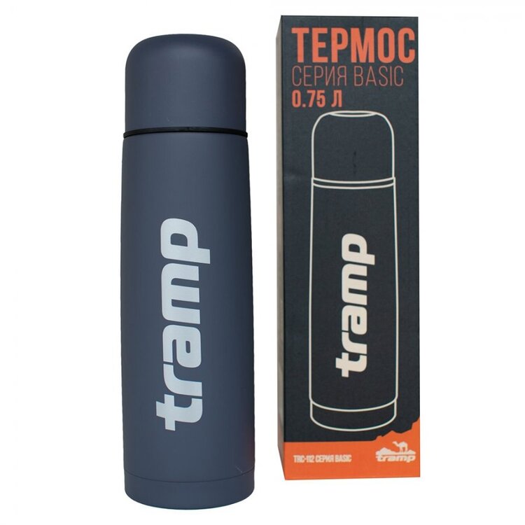 Термос Tramp Basic 0,75 л (серый) в Москве